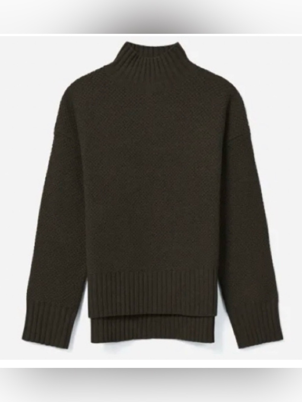 Everlane Stroopwafle Recycled Cashmere Sweater, size M - Picture 3 of 5